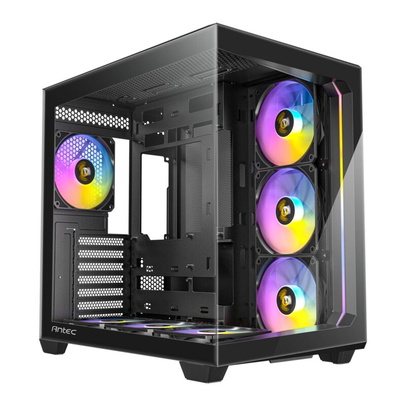 Antec Constellation C5 270° Tempered Glass Full-View Dual Chamber Case with ARGB - Black