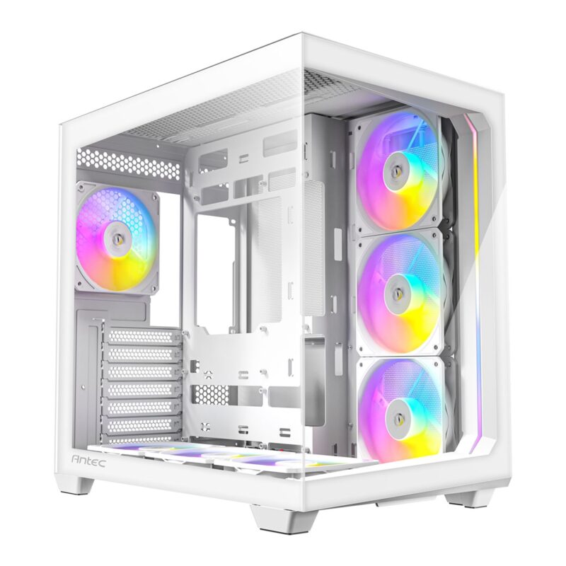 Antec Constellation C5 270° Tempered Glass Full-View Dual Chamber Case with ARGB - White