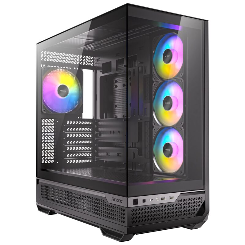 Antec C7 ARGB Mid Tower Tempered Glass Case - Black