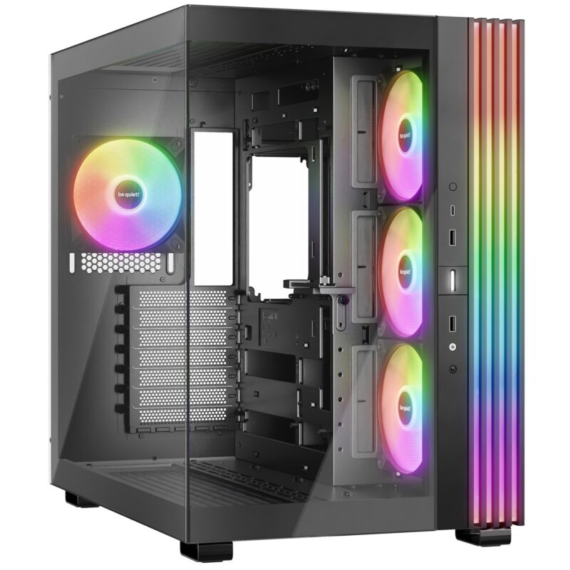 be-quiet! Light Base 600 LX Mid Tower Case with ARGB LED Strip - Black