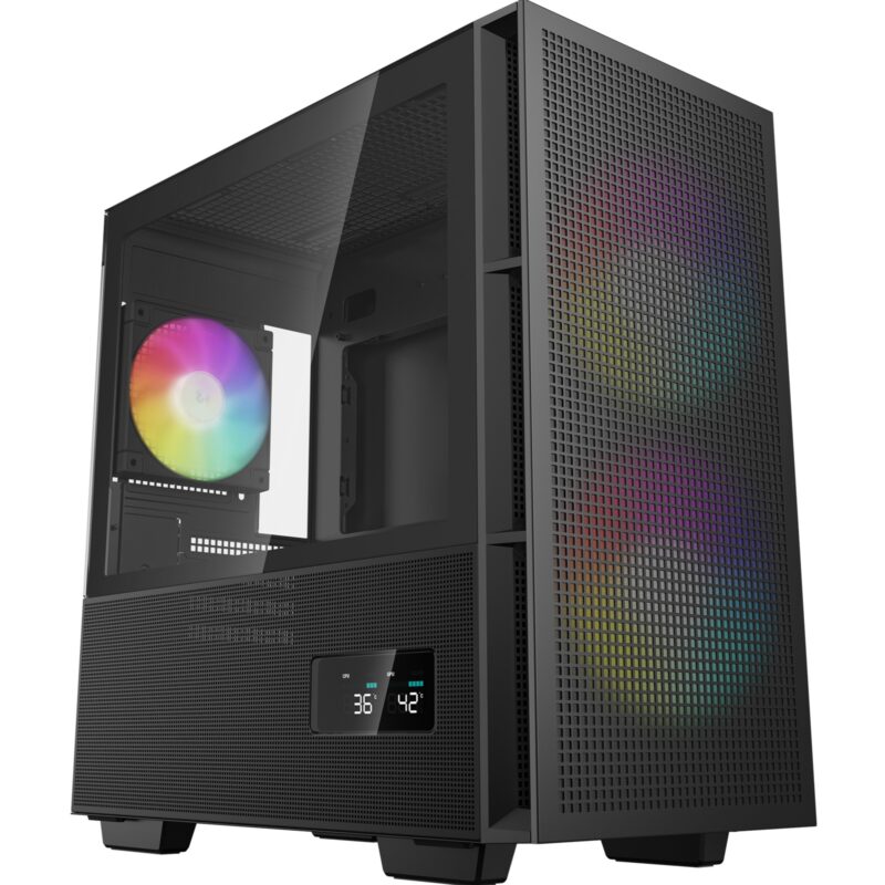 DeepCool CH360 Digital Mid Tower Case - Black