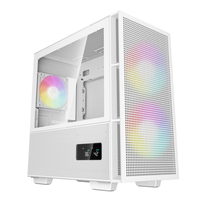 DeepCool CH360 Digital Mid Tower Case - White