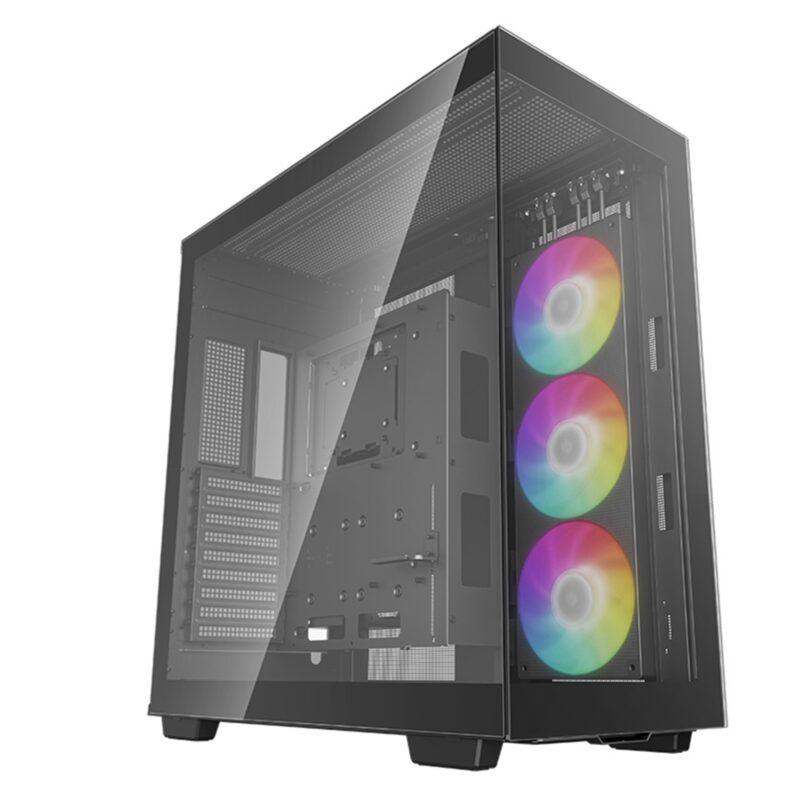 DeepCool CH780 Full Tower Case with ARGB Side Fan - Black