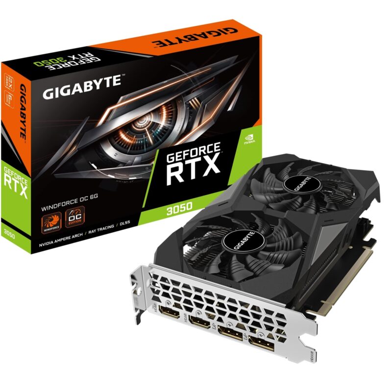 Gigabyte NVIDIA GeForce RTX 3050 WINDFORCE OC 6GB Graphics Card