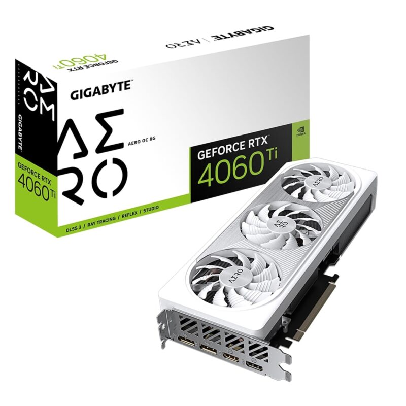 Gigabyte NVIDIA GeForce RTX 4060 Ti AERO OC 8GB Graphics Card