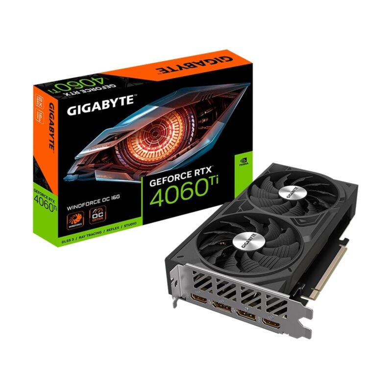 Gigabyte NVIDIA GeForce RTX 4060 Ti WINDFORCE OC 16GB Graphics Card