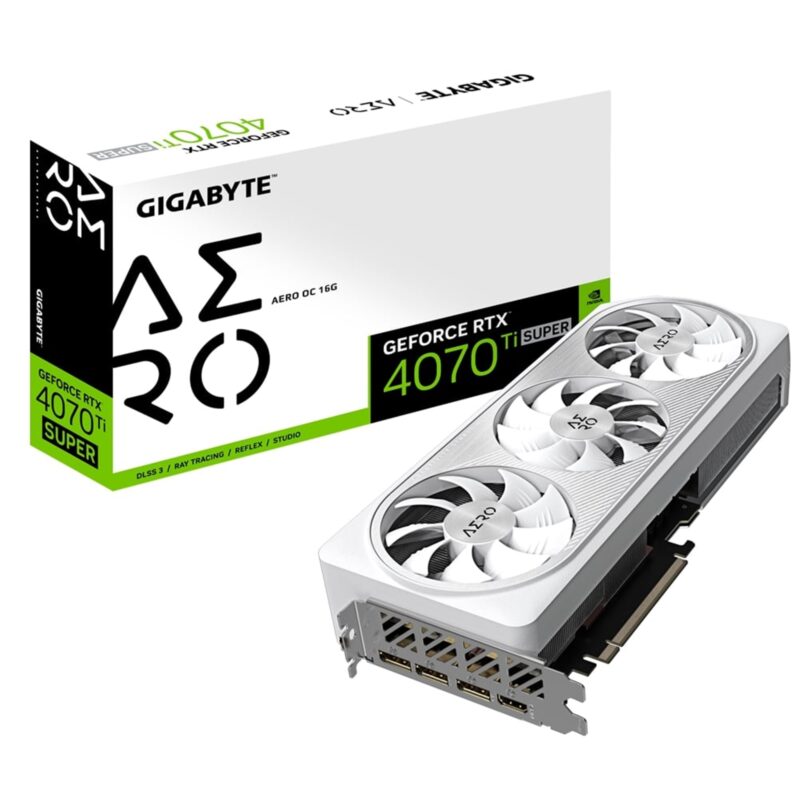 Gigabyte NVIDIA GeForce RTX 4070 Ti SUPER AERO OC 16GB Graphics Card