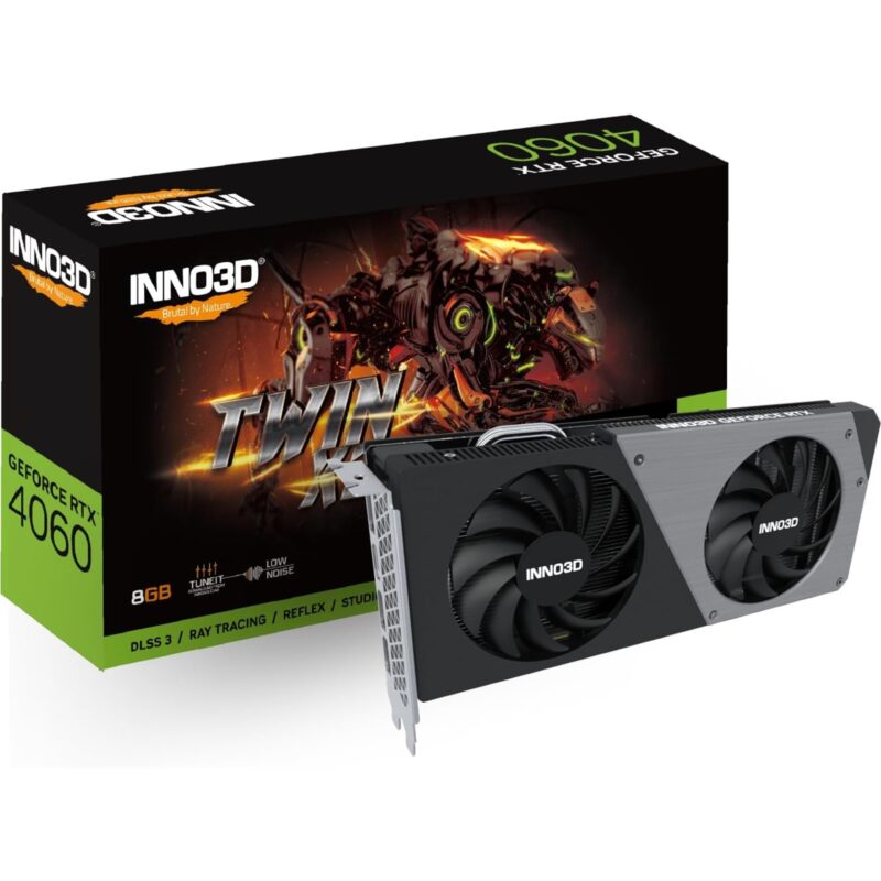 Inno3D NVIDIA GeForce RTX 4060 TWIN X2 8GB Graphics Card