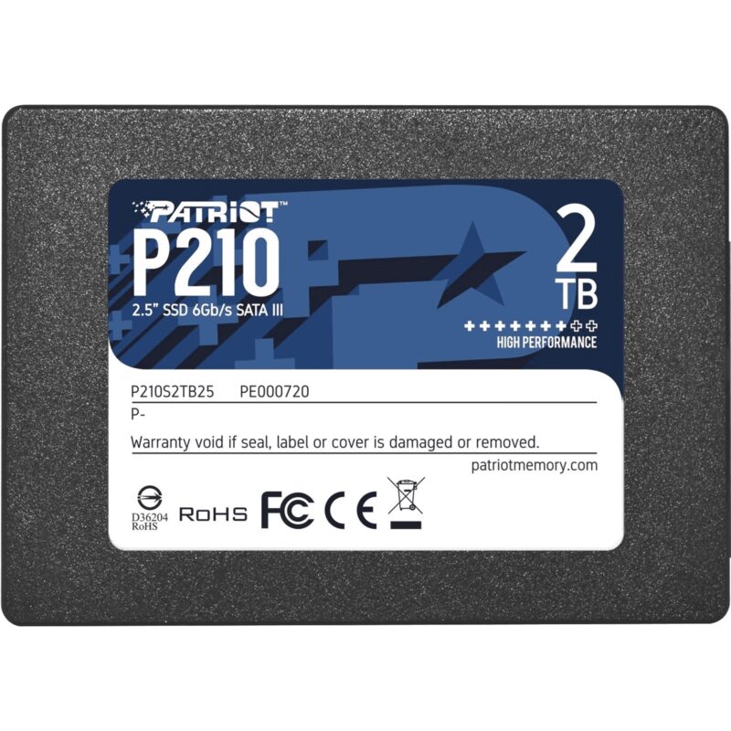 Patriot P210 (P210S2TB25) 2TB 2.5 Inch SSD