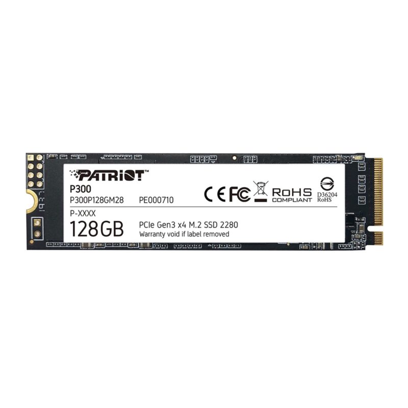 Patriot P300 (P300P128GM28) 128GB M.2 NVMe SSD