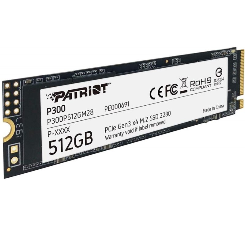 Patriot P300 (P300P512GM28) 512GB M.2 NVMe SSD