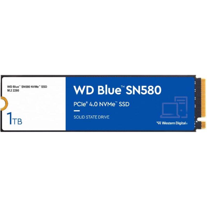 WD Blue SN580 (WDS100T3B0E) 1TB M.2 NVMe SSD