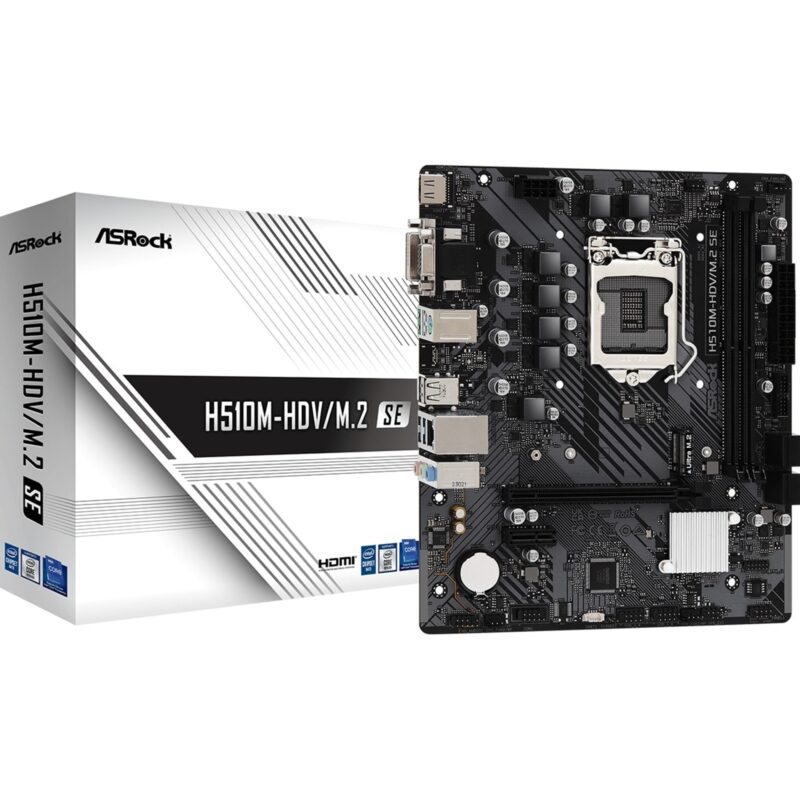 ASRock H510M-HDV/M.2 SE Intel 1200 Socket Micro-ATX Motherboard