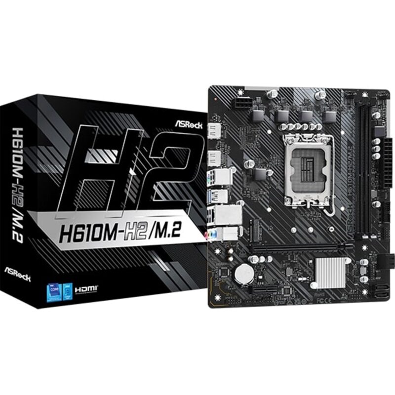 ASRock H610M-H2/M.2 Intel 1700 Socket Micro-ATX Motherboard