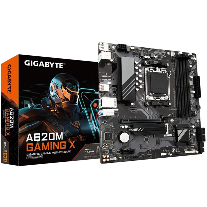 Gigabyte A620M GAMING X AMD AM5 Socket Micro-ATX Motherboard