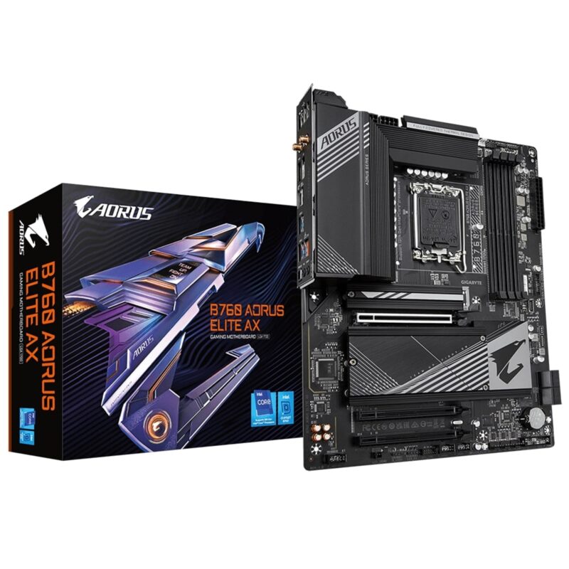 Gigabyte B760 AORUS ELITE AX Intel 1700 Socket ATX Motherboard