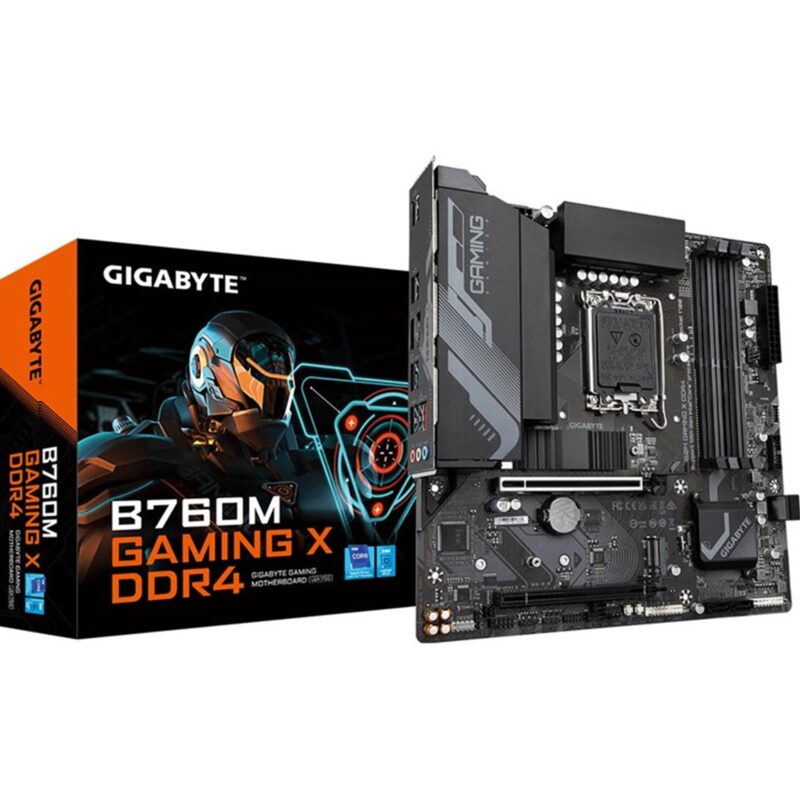 Gigabyte B760M GAMING X DDR4 Intel 1700 Socket Micro-ATX Motherboard