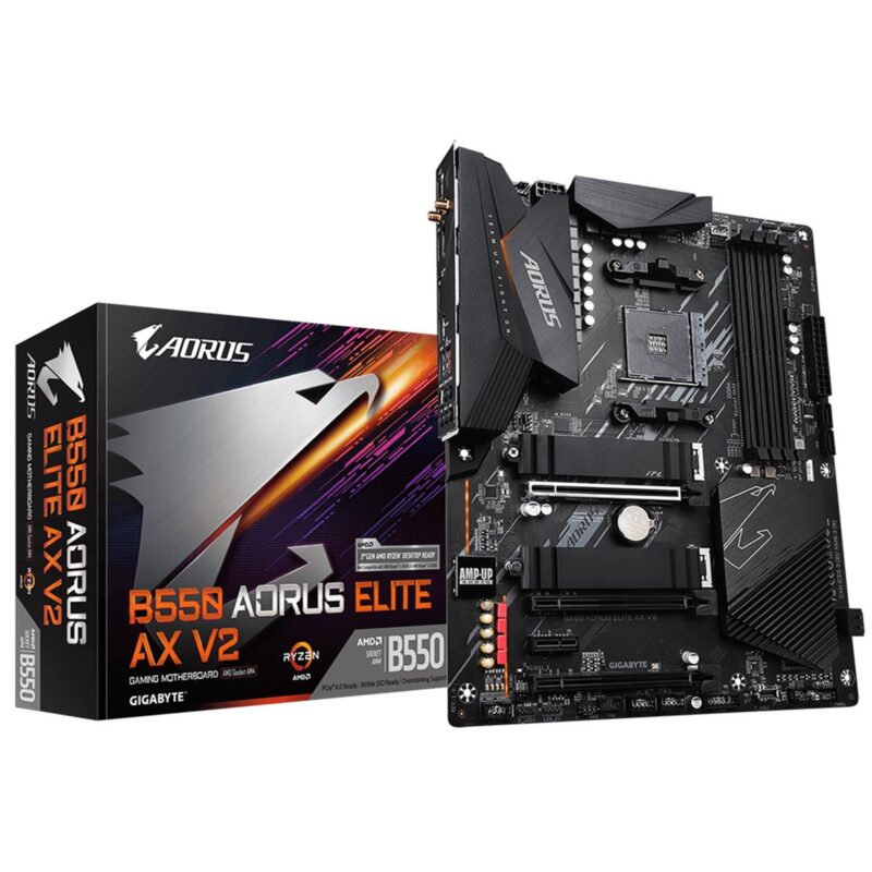 Gigabyte B550 AORUS ELITE AX V2 AMD AM4 Socket ATX Motherboard