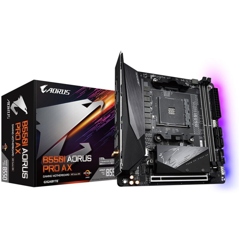 Gigabyte B550I AORUS PRO AX AMD AM4 Socket Mini-ITX Motherboard