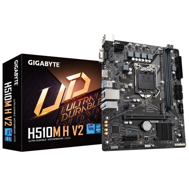 Gigabyte H510M H V2 Ultra Durable Intel 1200 Socket Micro-ATX Motherboard