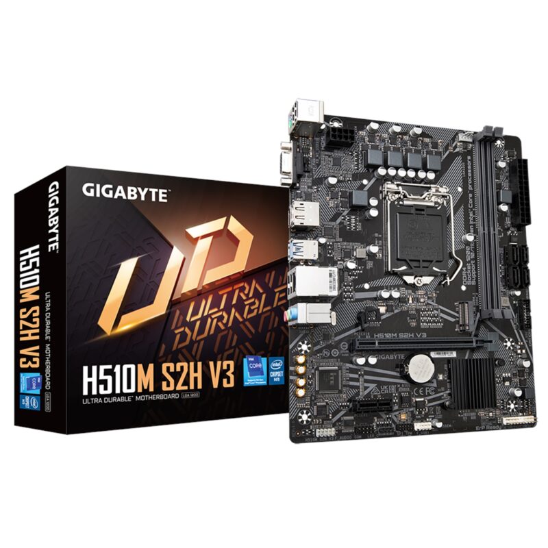 Gigabyte H510M S2H V3 Ultra Durable Intel 1200 Socket Micro-ATX Motherboard