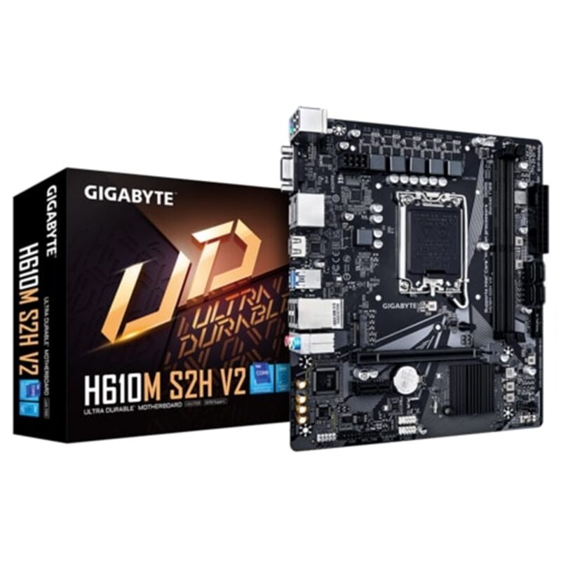 Gigabyte H610M S2H V2 Intel 1700 Socket Micro-ATX Motherboard