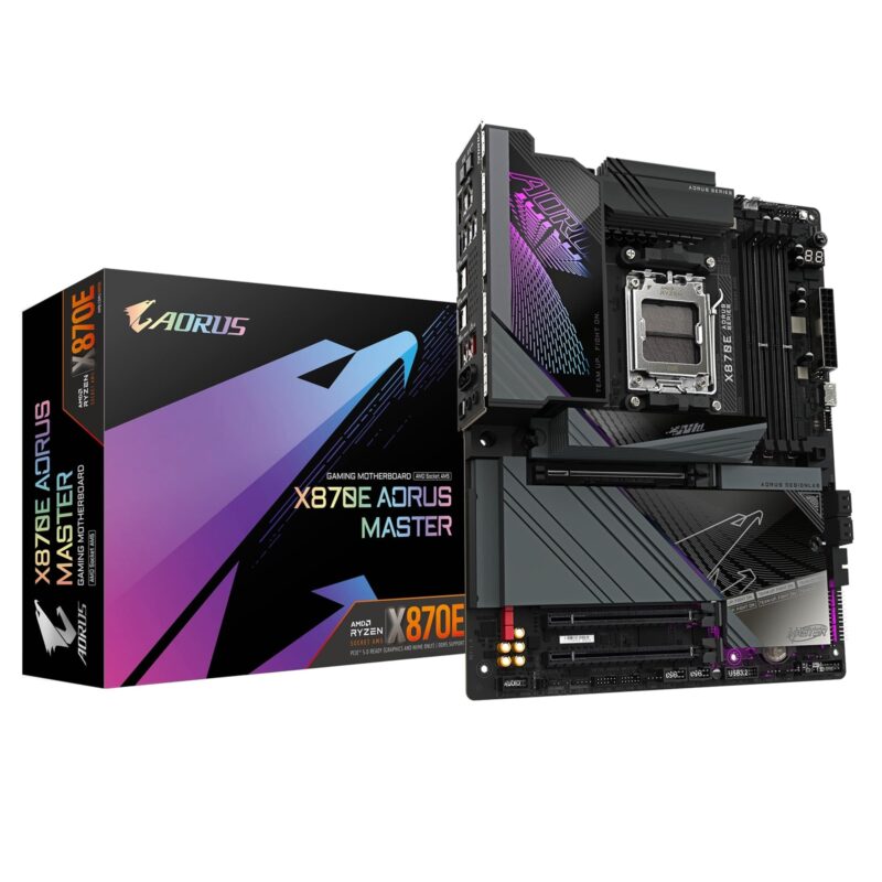 Gigabyte X870E AORUS MASTER AMD AM5 Socket ATX Motherboard