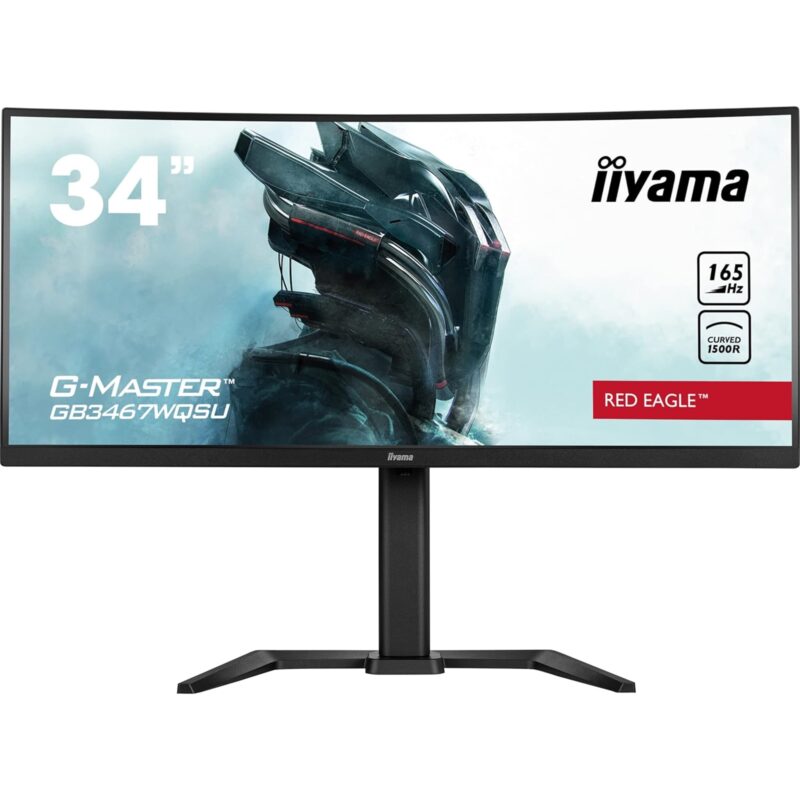 iiyama G-Master GB3467WQSU Red Eagle 34 Inch QHD Curved Gaming Monitor