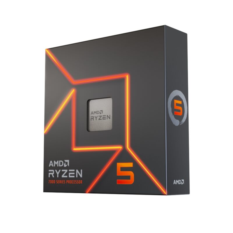 AMD Ryzen 5 7600X 4.7GHz 6 Core AM5 Processor with Radeon Graphics