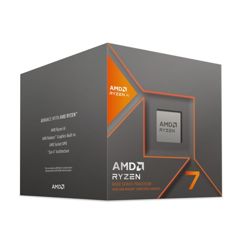 AMD Ryzen 7 8700G 4.2GHz 8 Core AM5 Processor with Radeon Graphics