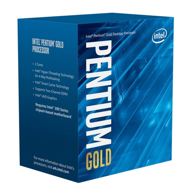 Intel Pentium Gold G6405 4.1GHz Dual Core LGA 1200 Comet Lake Processor with Intel UHD 610 Graphics