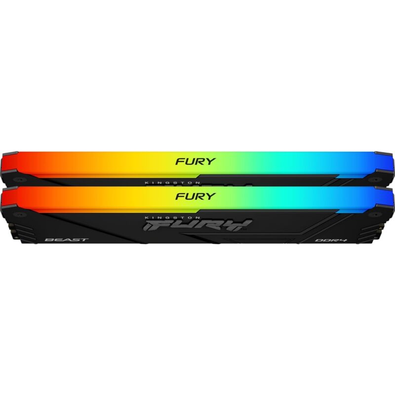 Kingston Fury Beast 16GB 3600MHz (2x8Gb) DDR4 CL17 DIMM RGB System Memory