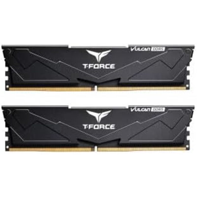 Team T-Force Vulcan FLBD516G5600HC40BDC01 System Memory, 16GB (2 x 8GB) DDR5, 5600MHz, CL40, Black