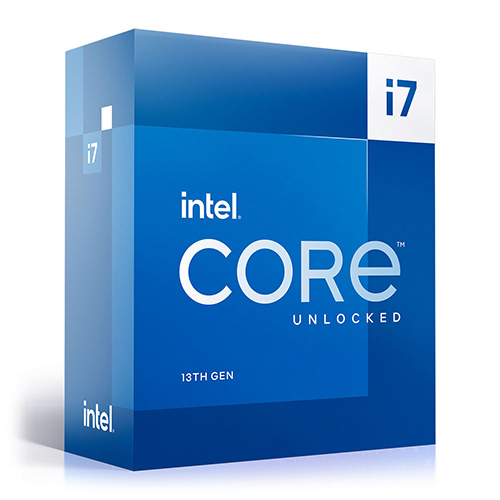Intel Core i7-13700K CPU, 1700, 3.4 GHz (5.4 Turbo), 16-Core, 125W (253W Turbo), 10nm, 30MB Cache, Unlocked, Raptor Lake, NO HEATSINK/FAN