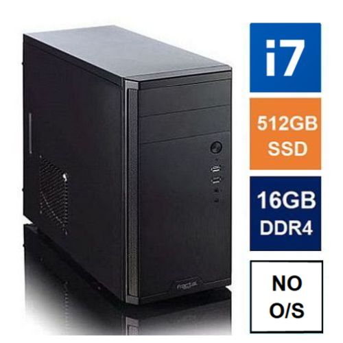 Spire MATX Tower PC, Fractal Core 1100 Case, i7-12700, 16GB 3200MHz, 512GB SSD, Bequiet 550W, No Optical, KB & Mouse, No Operating System